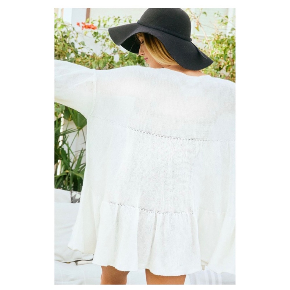 164 $20 auction start❤️Pretty tiered boatneck tunic top - Picture 6 of 7